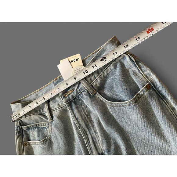 Industry Women’s Jeans High Rise Wide Leg Cargo US 4 Light Blue New With Tag - Picture 9 of 11